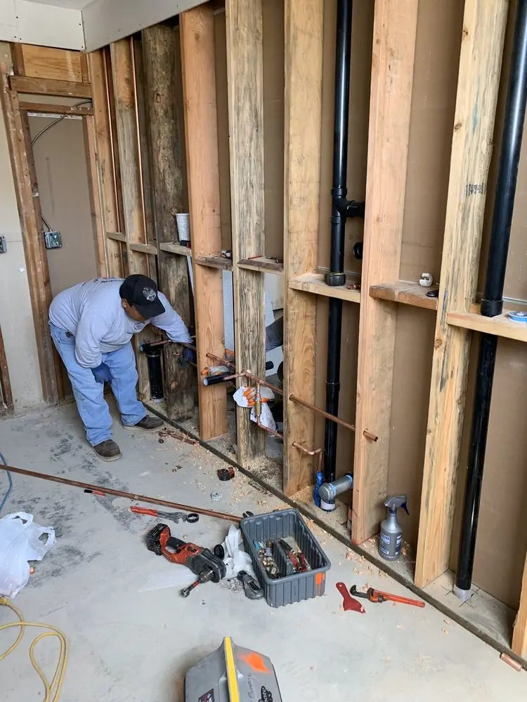 Commercial rough-in plumbing for Gas Line Repair in Weller Estates